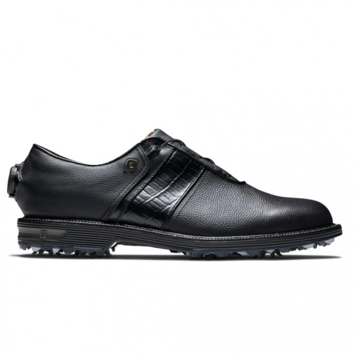 Black Footjoy Premiere Series - Packard BOA Men's Spiked Golf Shoes | BAHDLS372