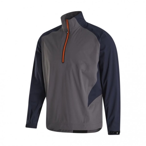 Charcoal / Black Check Footjoy HydroKnit Men's Pullover | OUCEYD358