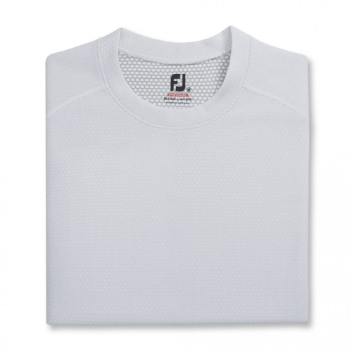 White Footjoy Phase One Base Layer Men's Shirts | CGOQPA501