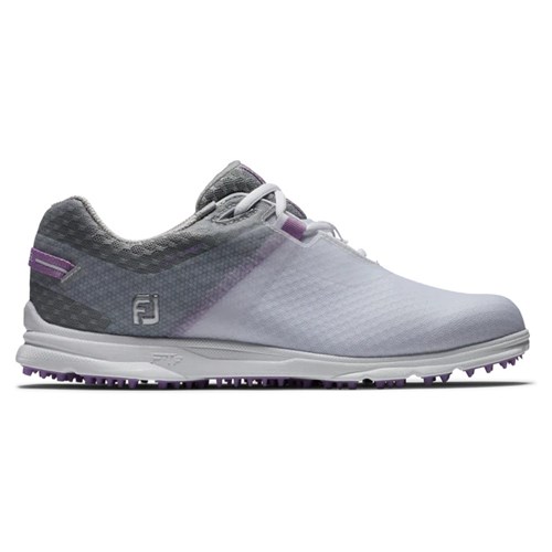 White / Grey Footjoy Pro|SL Sport Women's Spikeless Golf Shoes | UTEQIZ082