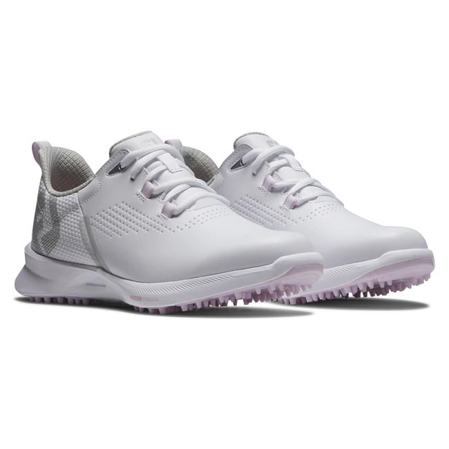 White Footjoy Fuel Women's Spikeless Golf Shoes | JTYVBW259