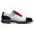 White Pebble / Red Patent / Navy Patent